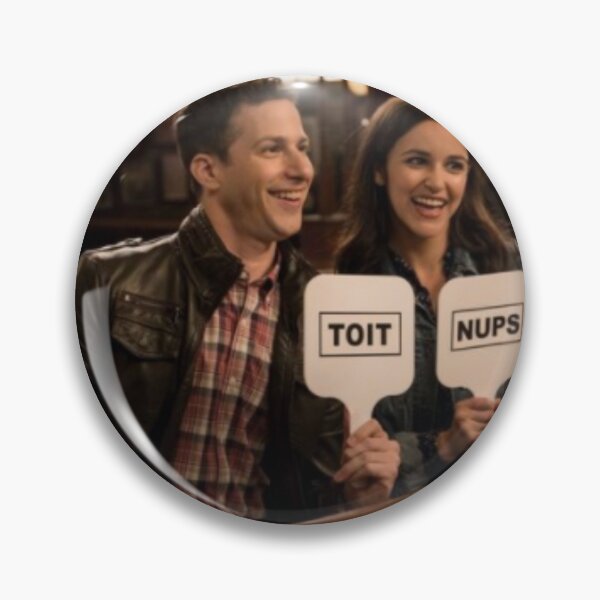 Item preview, Amy Santiago and Jake Peralta - Toit Nups designed and sold by Brooklyn-99shop.