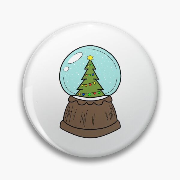 Item preview, Christmas tree snow globe - Christmas design designed and sold by Jenny Romeril.
