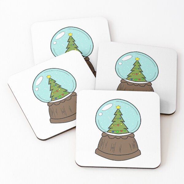 Item preview, Christmas tree snow globe - Christmas design designed and sold by Jenny Romeril.