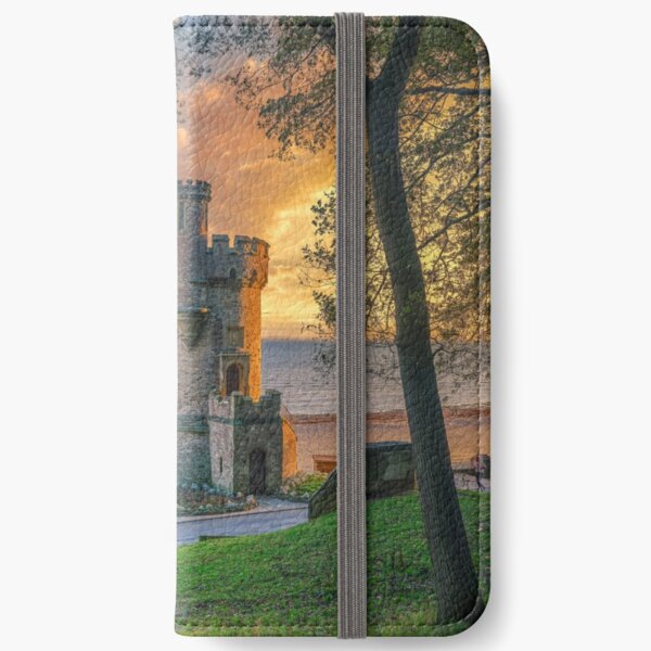 Sunrise At Appley Tower iPhone Wallet