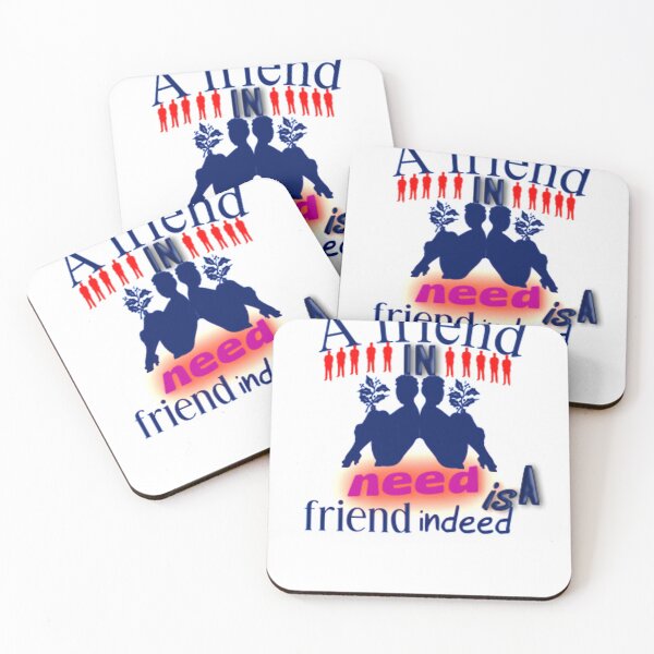 Item preview, A friend in need is a friend in deed designed and sold by Trendora Studio.