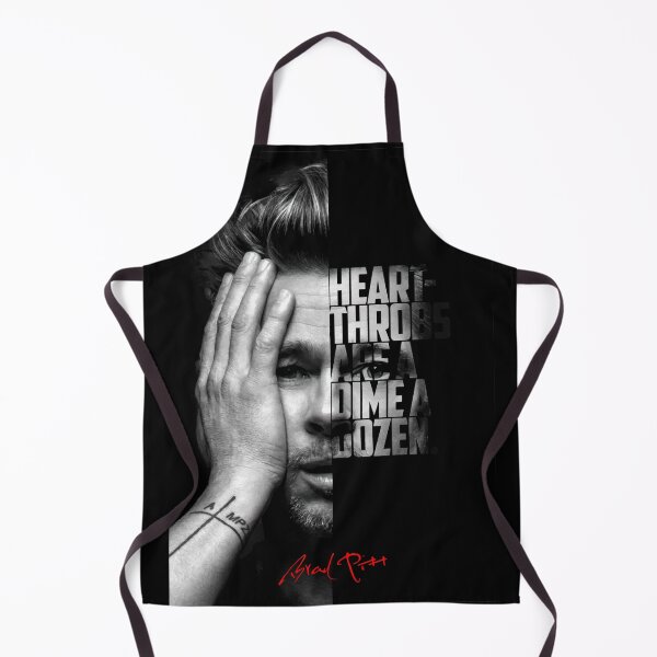 Item preview, Black and white Brad Pitt quote poster designed and sold by Enea Kelo.