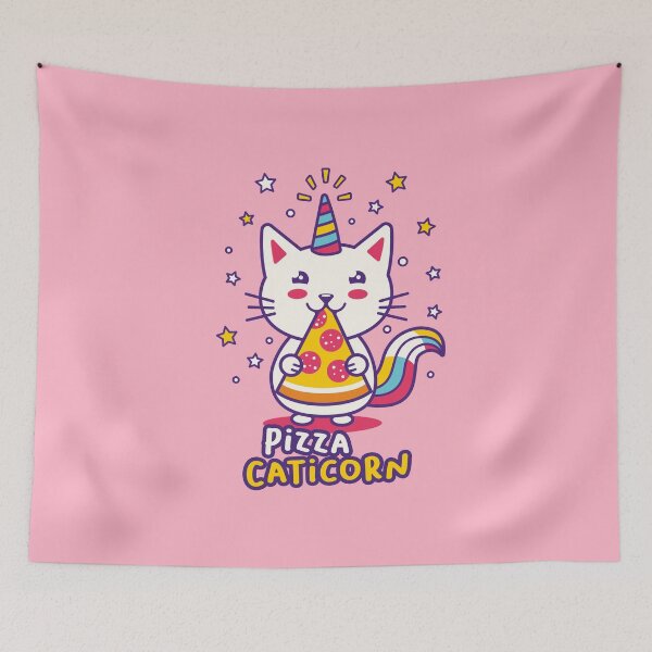 Item preview, Pizza Caticorn designed and sold by lemontee.