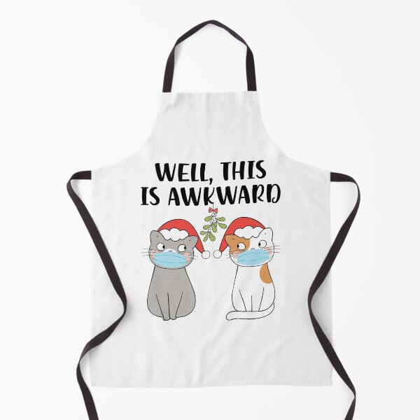 Item preview, Funny Socially Distanced Christmas Cat designed and sold by CrystalCrush.