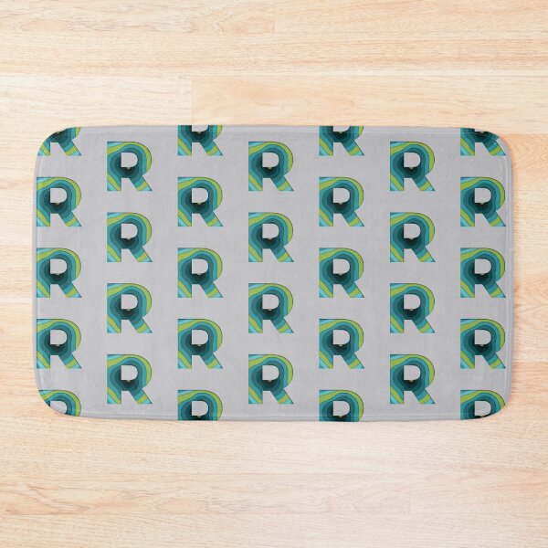 Item preview,  Papercut Alphabet -  R - Green Blue designed and sold by AuroCreatives.