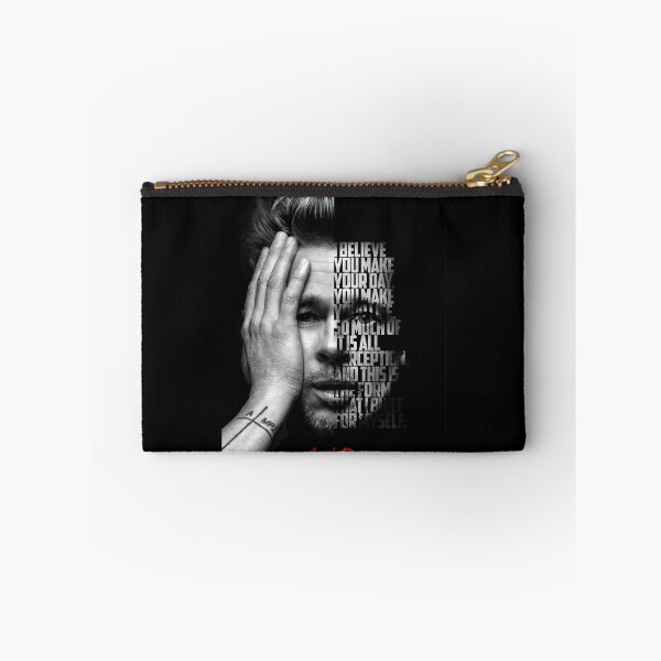 Item preview, Black and white Brad Pitt quote poster designed and sold by Enea Kelo.