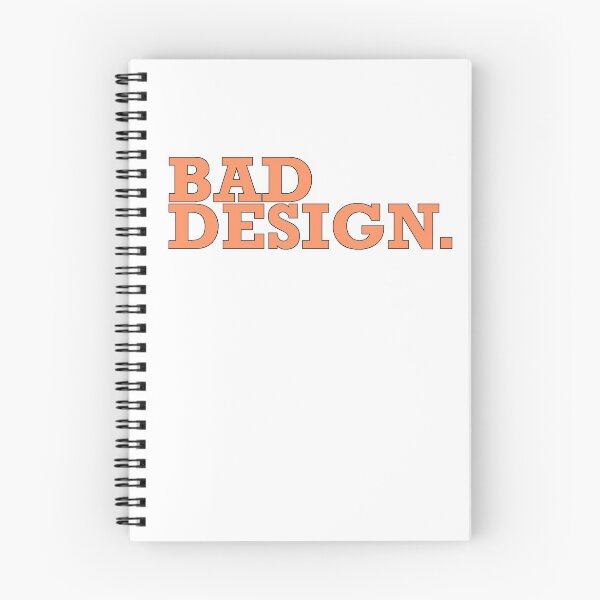 Item preview, Bad Design Black designed and sold by frankuffmann.