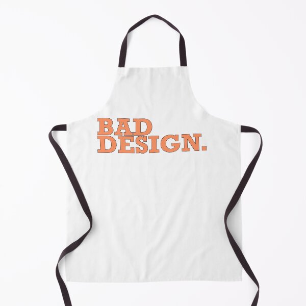 Item preview, Bad Design Black designed and sold by frankuffmann.