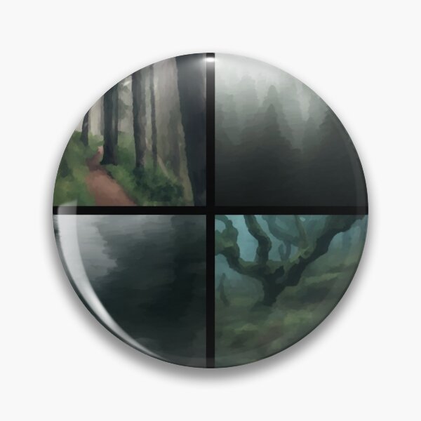 Item preview, Calming Abstract Watercolor Forest Scenes designed and sold by gobbieshoppe.