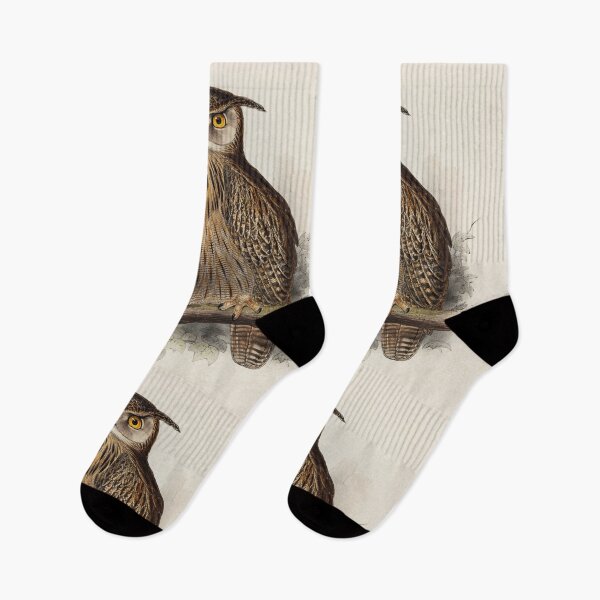 Item preview, EAGLE OWL Antique Animal Drawings designed and sold by BulganLumini.