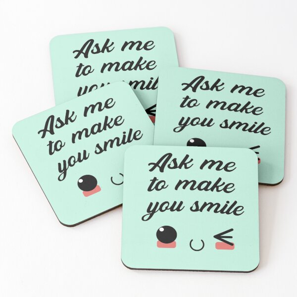 Item preview, Ask me to make you smile designed and sold by HikaryChan.