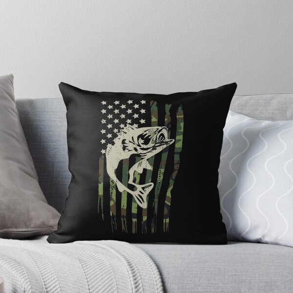 Item preview, Bass Fishing Camouflage American Flag Patriotic Fisherman designed and sold by Vanover Designs.