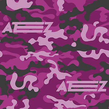 ATEEZ Purple Grey CAMO Camouflage Army Print Leggings for Sale by  SugarSaint
