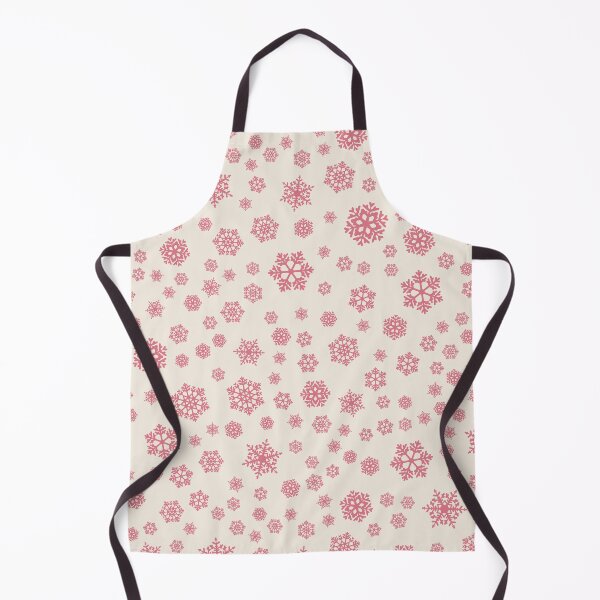 Snowflake Seamless Pattern Apron