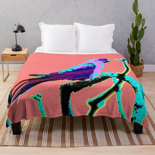 Item preview, Neons and Pastels Barbados Green Parrot_Rose-Ringed Parakeet_Coral Background designed and sold by StayCuztom.