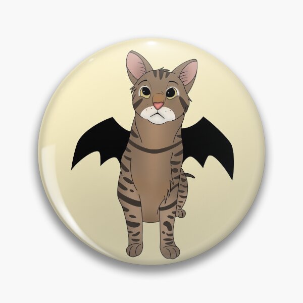 Item preview, Cartoony Cat with Bat Wings Design designed and sold by pawtraitdreams.