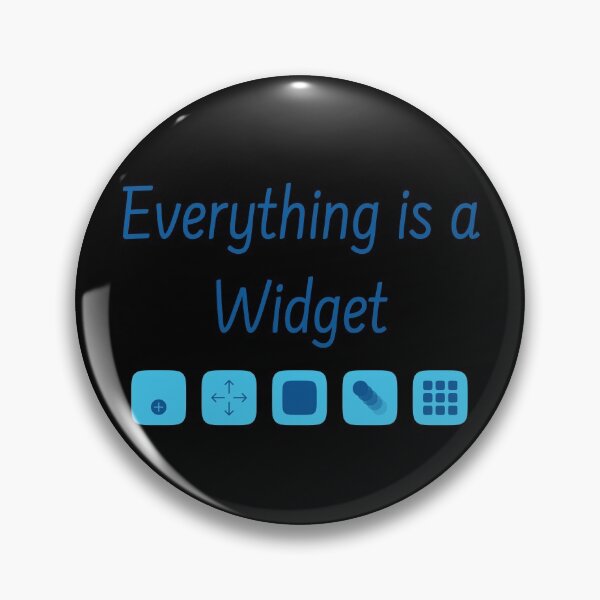 Item preview, Everything is a Widget - Flutter designed and sold by Mechashadow.