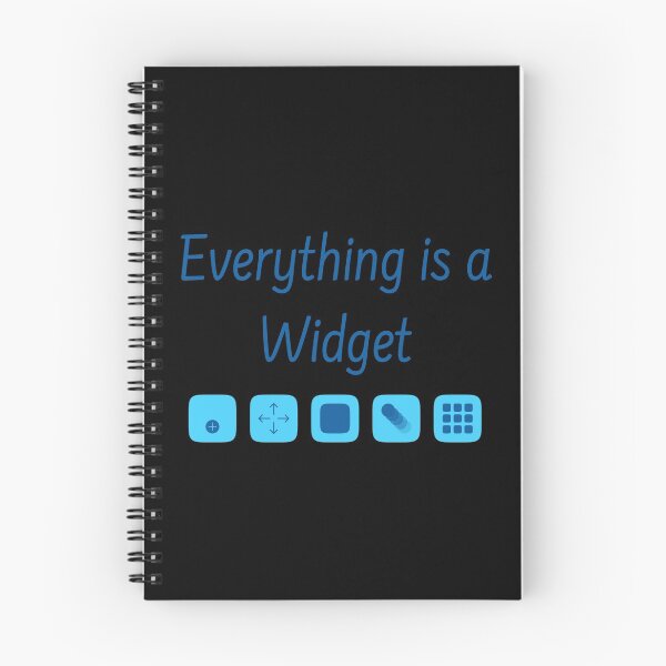 Item preview, Everything is a Widget - Flutter designed and sold by Mechashadow.