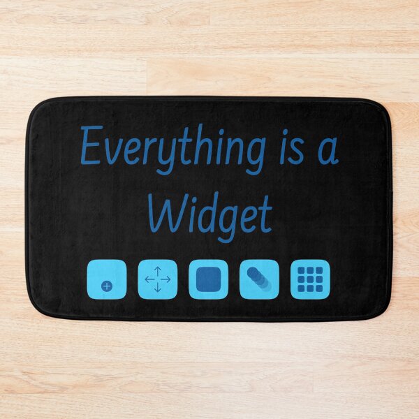 Item preview, Everything is a Widget - Flutter designed and sold by Mechashadow.