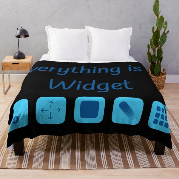 Item preview, Everything is a Widget - Flutter designed and sold by Mechashadow.