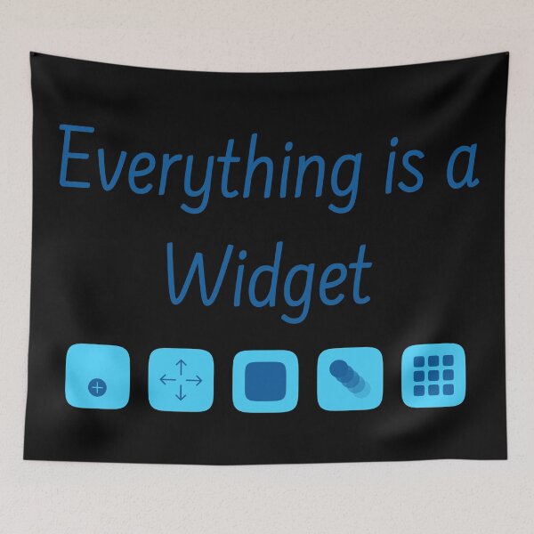 Item preview, Everything is a Widget - Flutter designed and sold by Mechashadow.