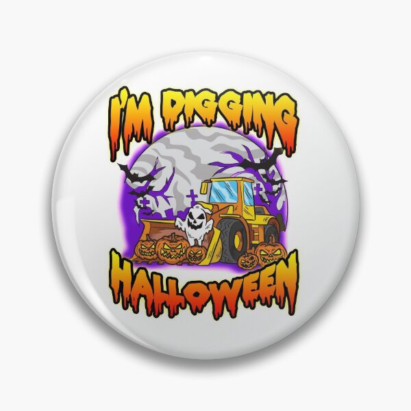 Item preview, I'm Digging Halloween excavator Humor designed and sold by Moonpie90.