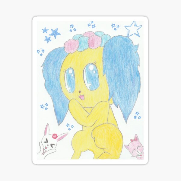 Sanrio Jewelpet Sticker Sheet, Delfinodigrazia