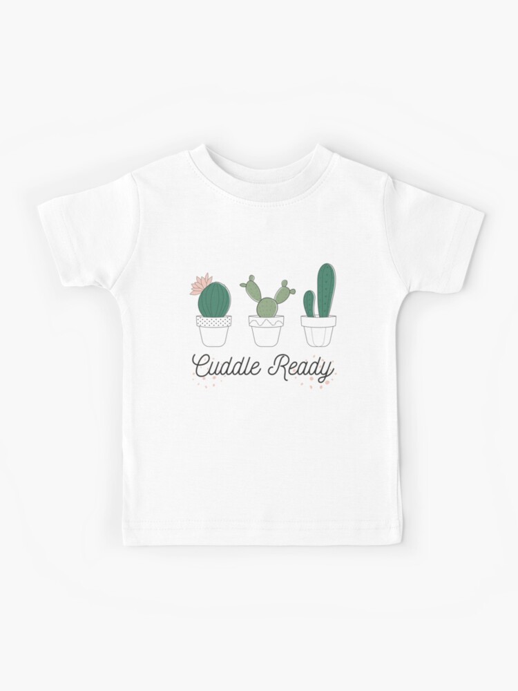 Black T shirt Cuddly Cactus T shirt Cactus T shirt
