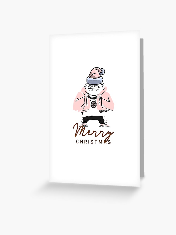 Christmas Yeti Greeting Card