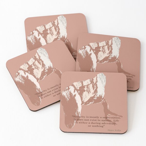 Item preview, Life Is Either A Daring Adventure, Or Nothing - Helen Keller Quote designed and sold by My Photo Shop.