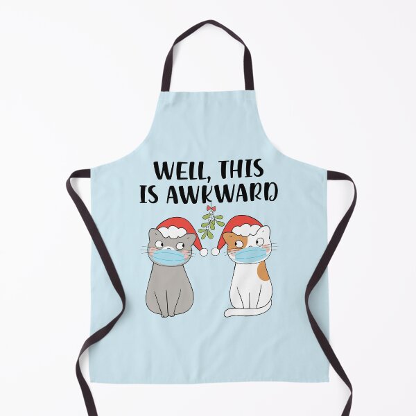 Item preview, Funny Socially Distanced Christmas Cat designed and sold by CrystalCrush.