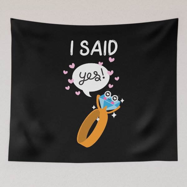Item preview, I Said Yes | Engagement and Getting Married designed and sold by NikStore.