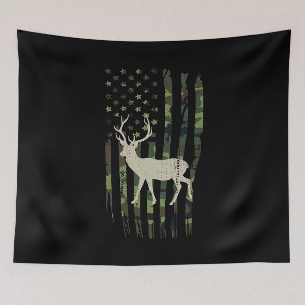 Item preview, Deer Hunting Camouflage American Flag Patriotic designed and sold by Vanover Designs.