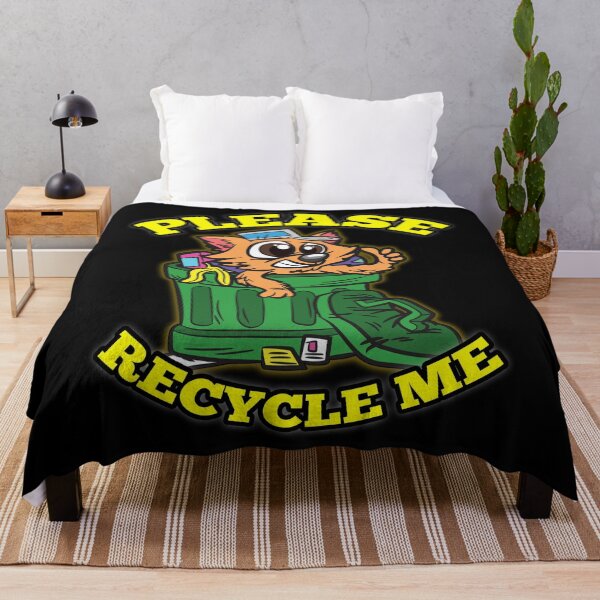 Item preview, Please Recycle Me Cat - Fleabag designed and sold by Moonpie90.