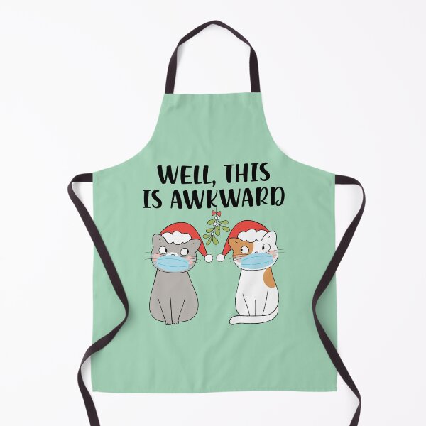Item preview, Funny Socially Distanced Christmas Cat designed and sold by CrystalCrush.