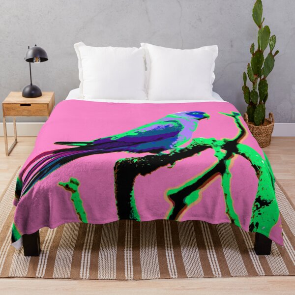 Item preview, Neons and Pastels Barbados Green Parrot_Rose-Ringed Parakeet_Taffy Pink Background designed and sold by StayCuztom.
