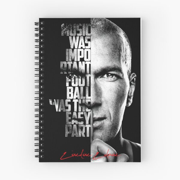 Item preview, Black and white Zinedine Zidane quote poster designed and sold by Enea Kelo.