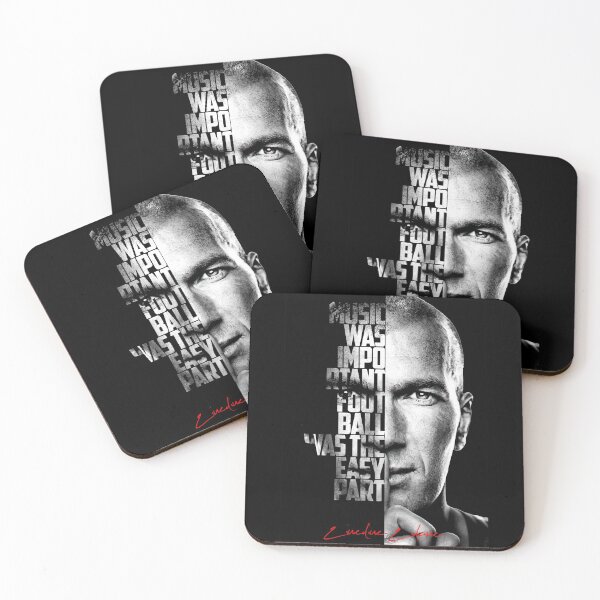 Item preview, Black and white Zinedine Zidane quote poster designed and sold by Enea Kelo.