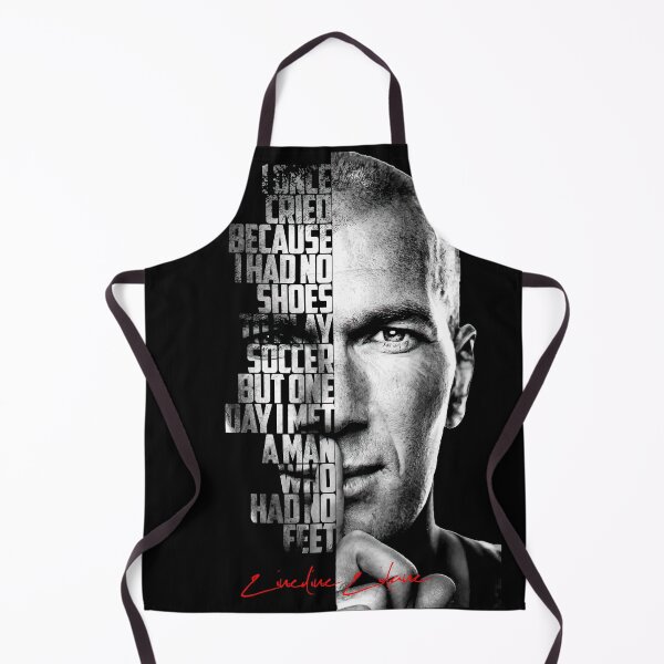Item preview, Black and white Zinedine Zidane quote poster designed and sold by Enea Kelo.