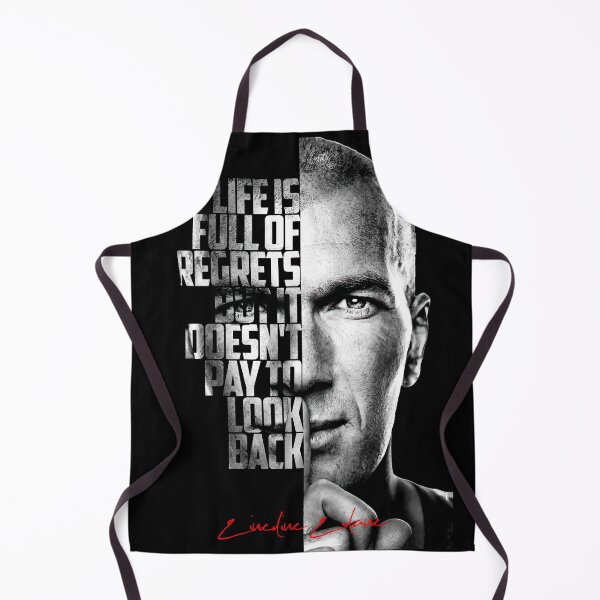 Item preview, Black and white Zinedine Zidane quote poster designed and sold by Enea Kelo.