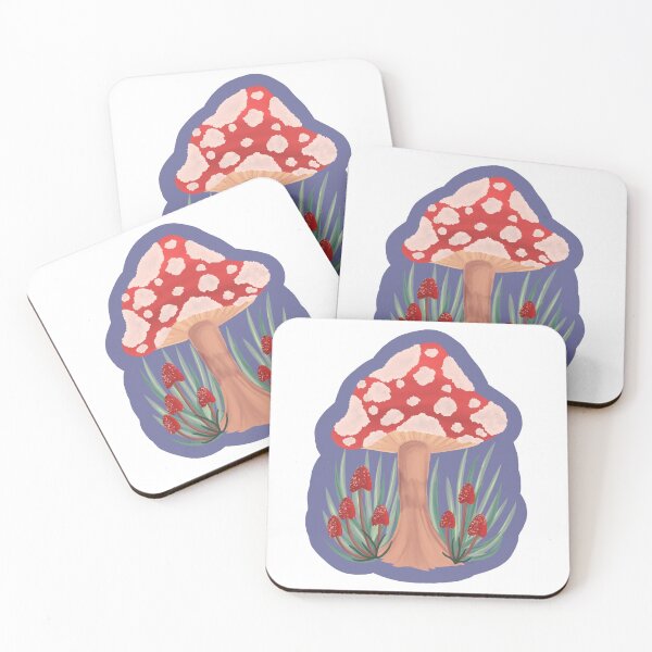 Item preview, Mushroom on Purple designed and sold by artsyANTcreatns.