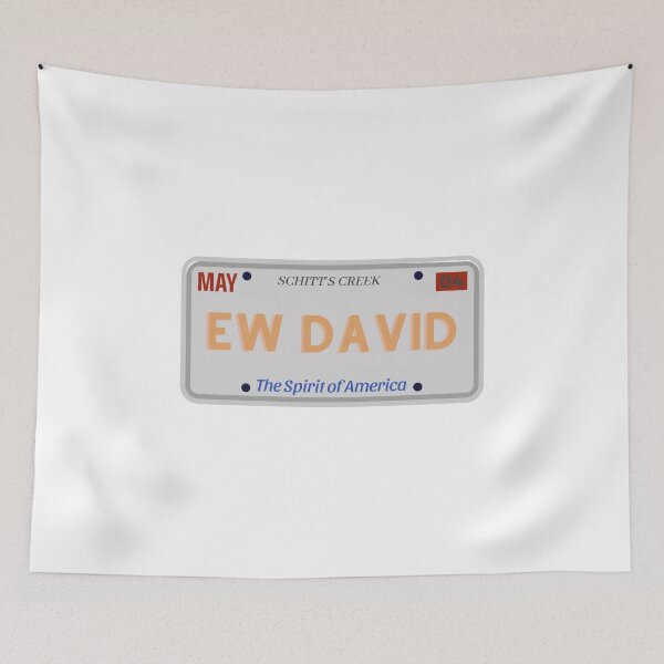 Item preview, Ew David License Plate Schitt's Creek designed and sold by MillenaryShop.