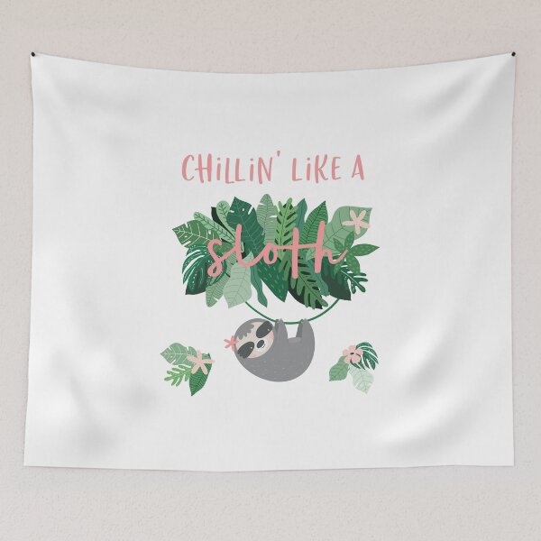 Item preview, chillin like a sloth cute fun sloth design designed and sold by Stacycooke.