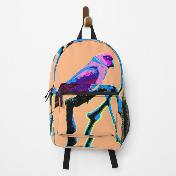 Item preview, Neons and Pastels Barbados Green Parrot_Rose-Ringed Parakeet_Peach Background designed and sold by StayCuztom.