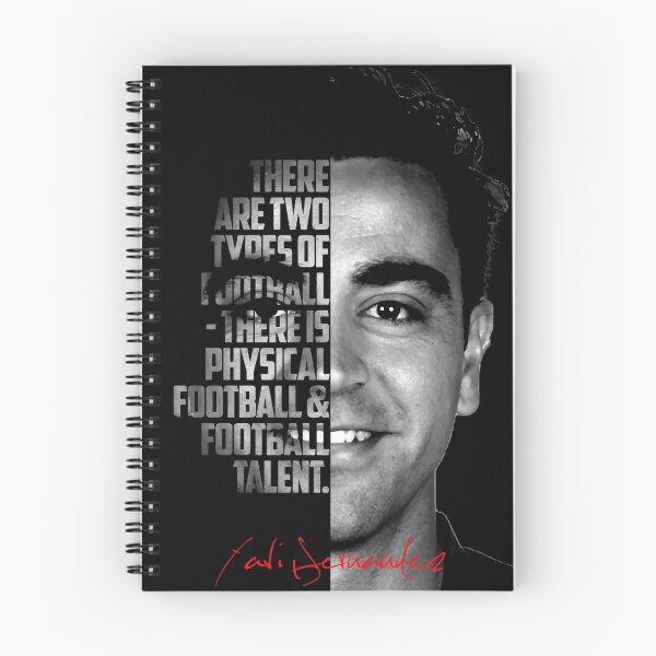 Item preview, Black and white Xavi Hernandez quote poster designed and sold by Enea Kelo.
