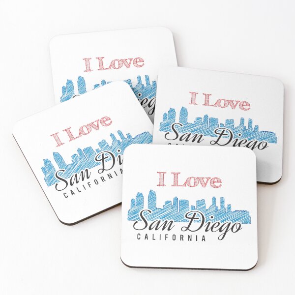 Item preview, I Love San Diego California designed and sold by 4AllTimes.