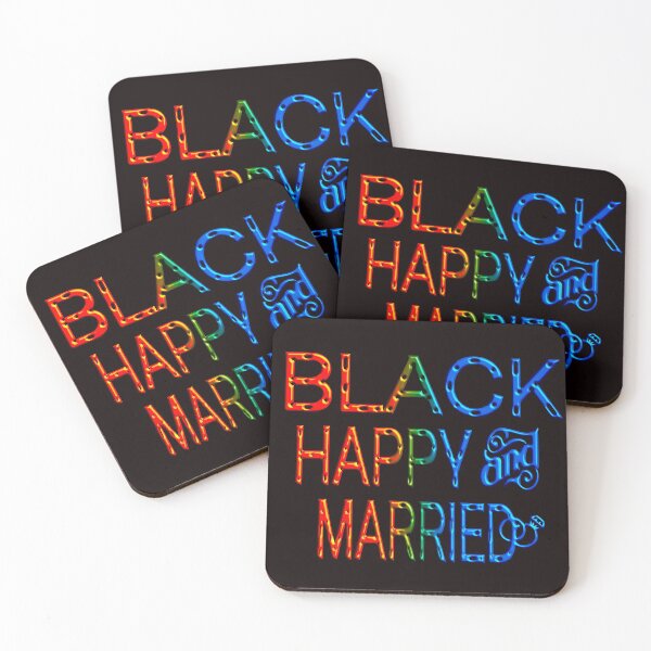 Item preview,   BLACK HAPPY AND MARRIED designed and sold by Ralek.