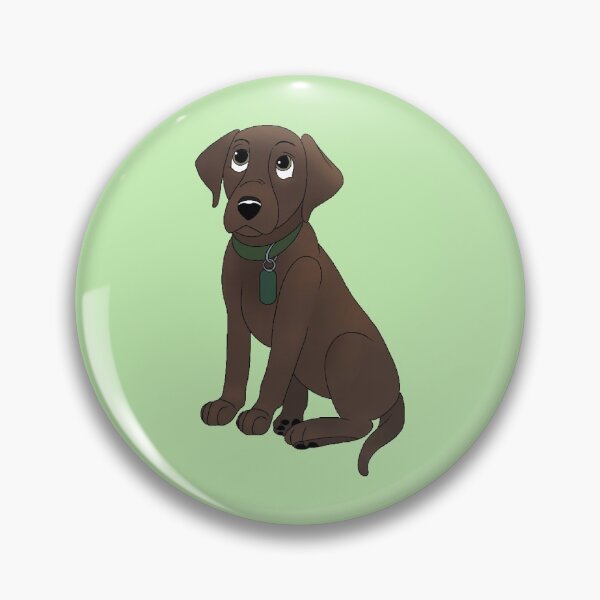 Item preview, Cartoony Chocolate Lab Design designed and sold by pawtraitdreams.