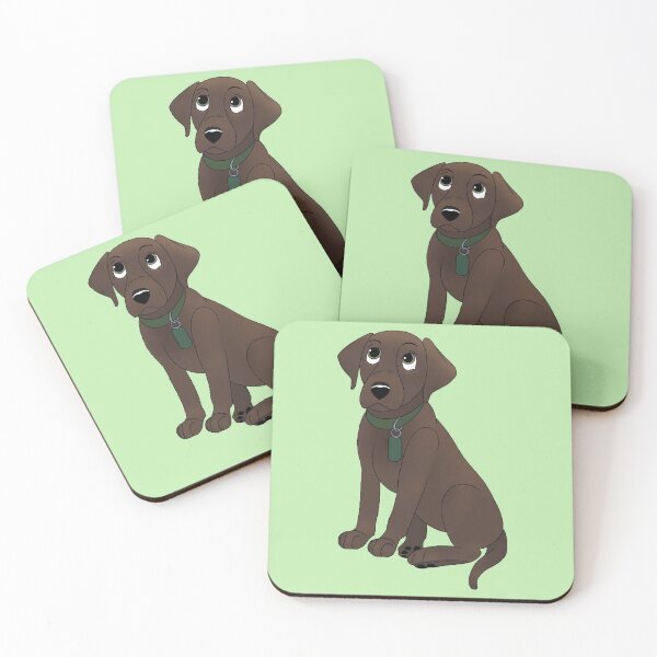 Item preview, Cartoony Chocolate Lab Design designed and sold by pawtraitdreams.