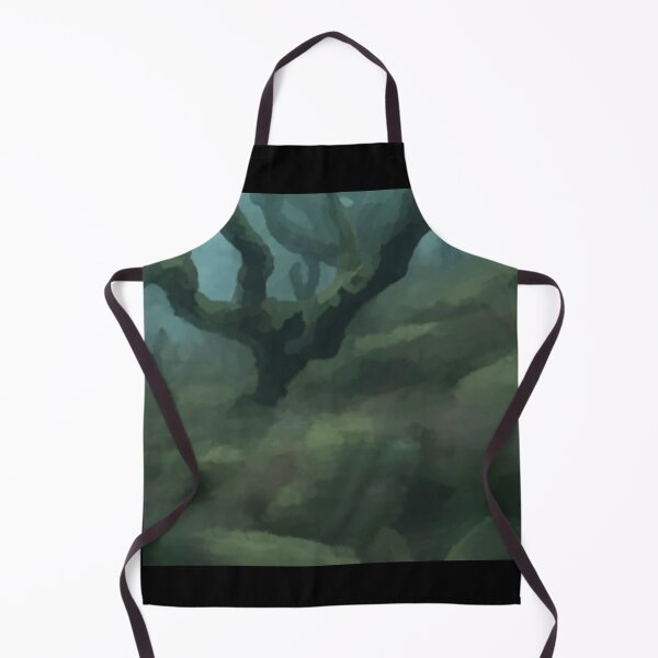 Item preview, Spooky Watercolor Forest Scene with gnarled tree designed and sold by gobbieshoppe.